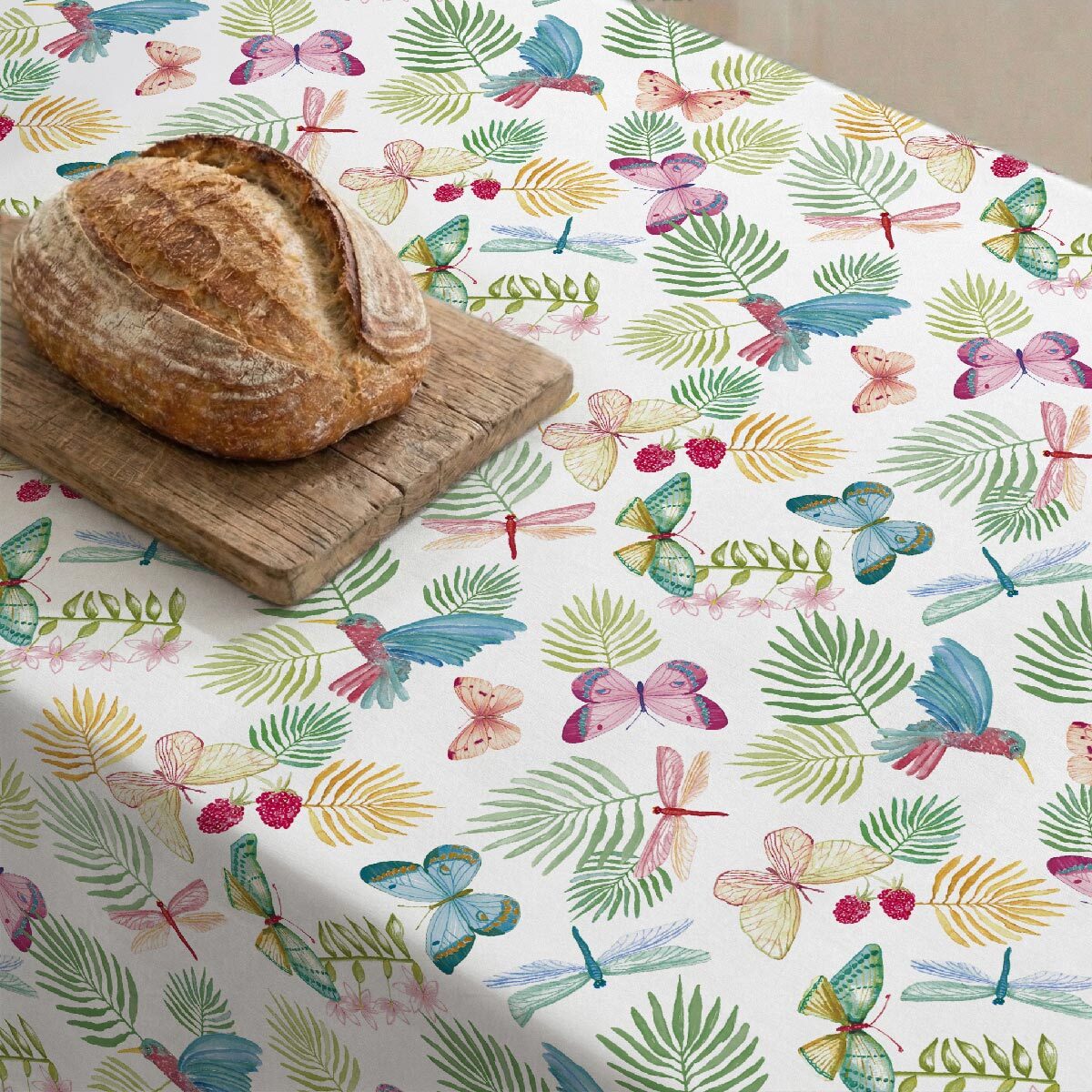 Mantel antimanchas Butterfly - 100% algodón -