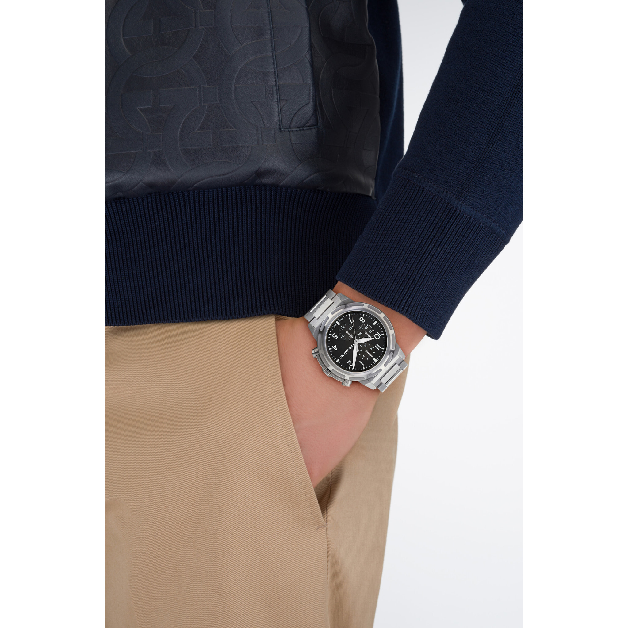 Ferragamo Orologio Cronografo Al Quarzo Rt-Ferragamo Nima Chrono