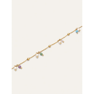Cavigliera Shamira Dots Acciao Placcato Oro