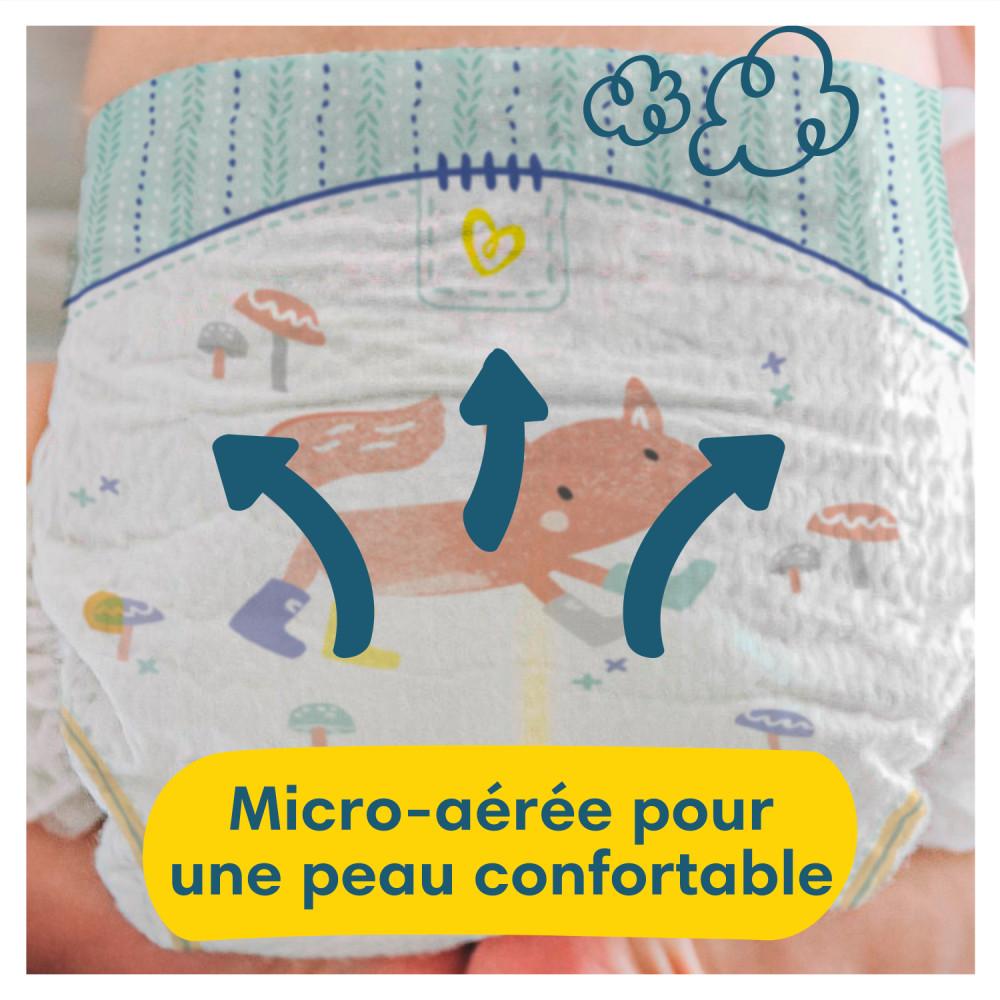 114 Couches Premium Protection Taille 3, 6kg - 10kg, Pampers