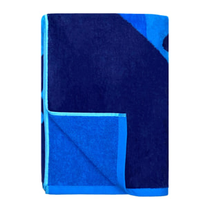 Serviette de plage éponge velours Jacquard - Marvao - 90x170cm - 400g/m²