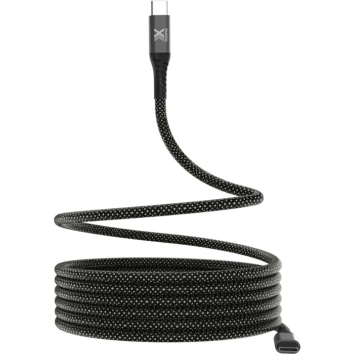 Câble de charge XMOOVE 100W PowerDelivery matériaux recyclés