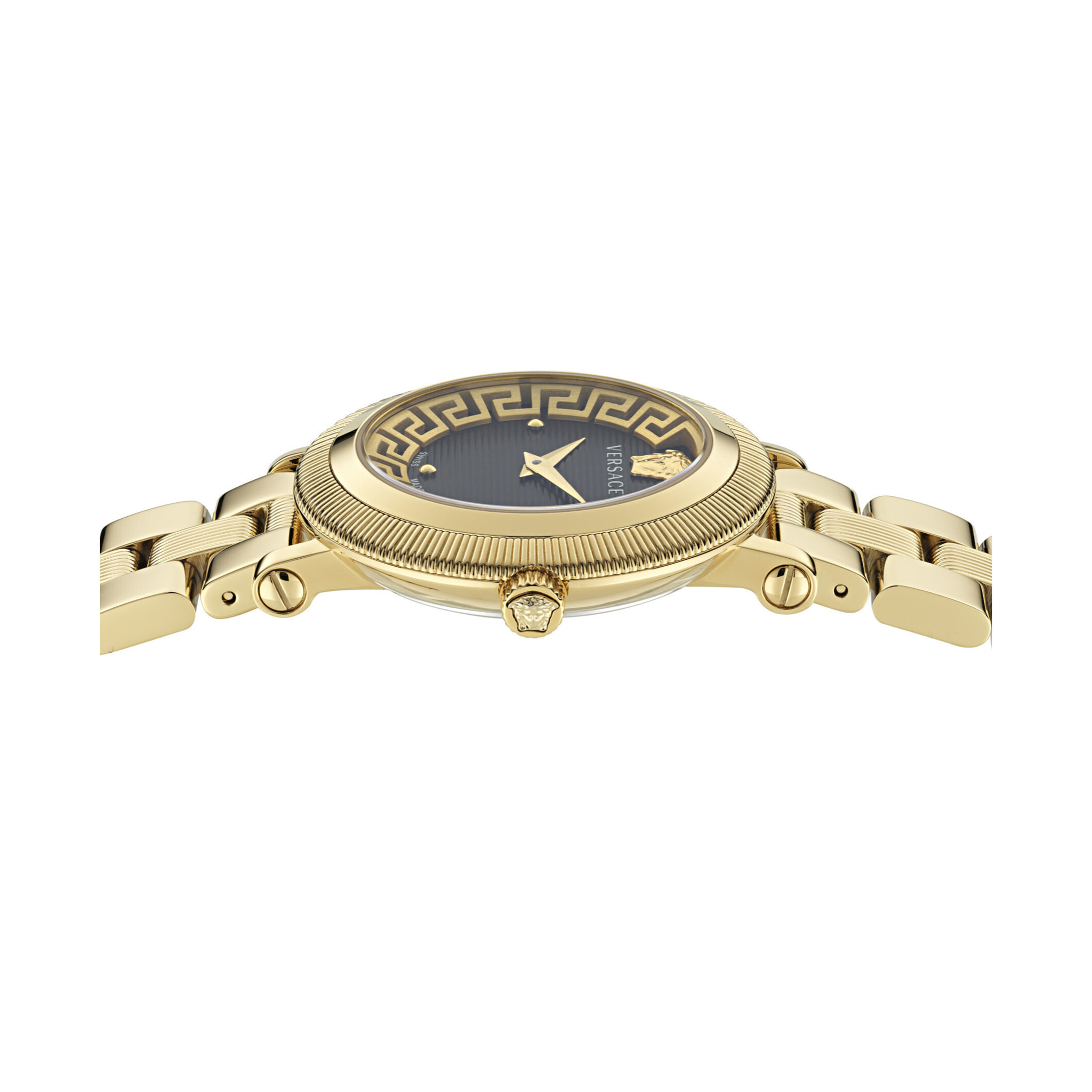 Versace Reloj Analógico De Cuarzo. Greca Flourish