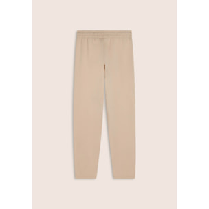 Pantaloni con fondo elasticizzato e tasche applicate