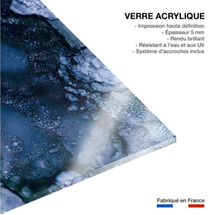 Tableau blue space Tableau plexiglas