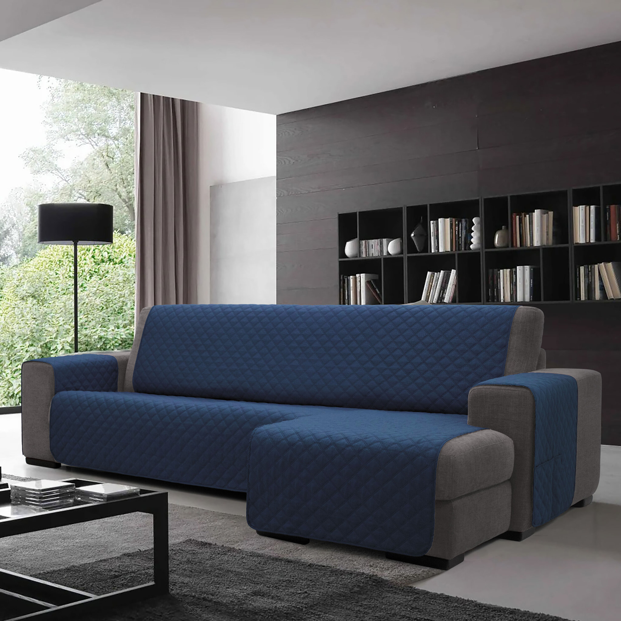 Cubre Sofá ACOLCHADO Chaise Longue modelo JENNY