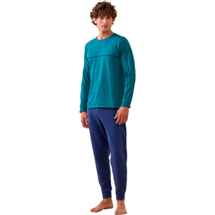 Completo uomo brooklyn in felpa girocollo Noidinotte