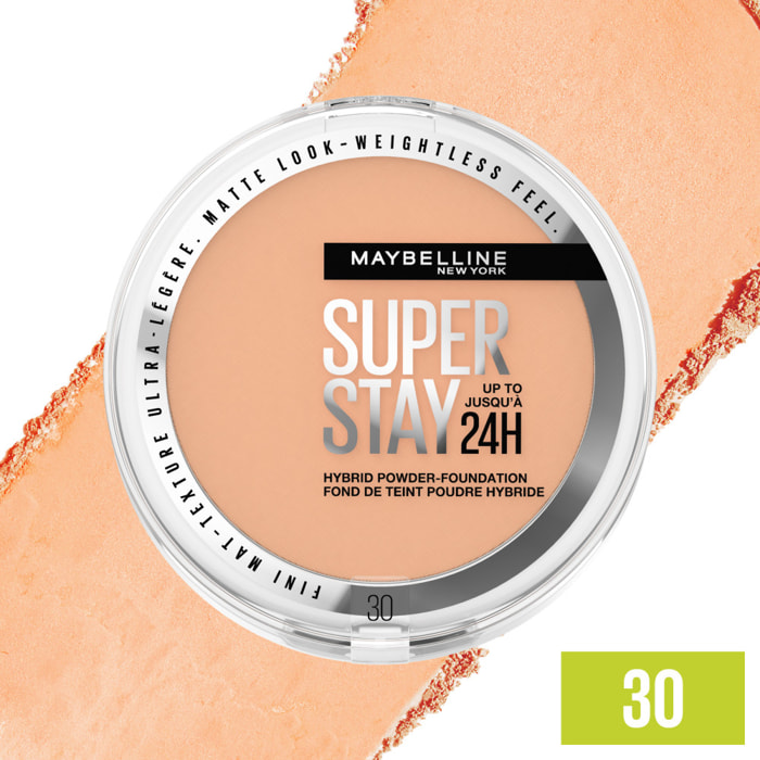 Maybelline New York Superstay 24H Hybride Fond de teint-Poudre Longue Tenue 30