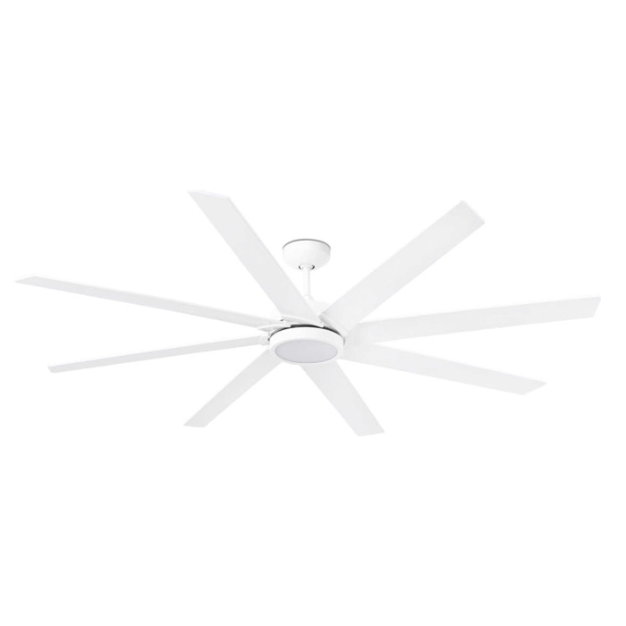 CENTURY XL LED ventilatore da soffitto bianco DC