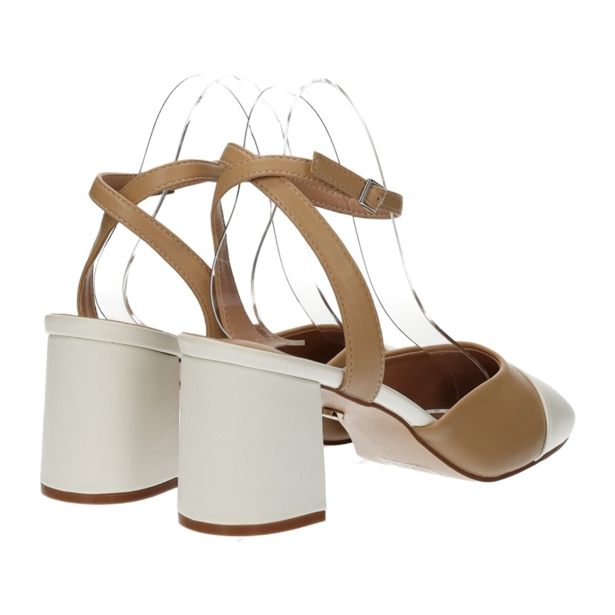 Décolleté sling back Donna Tata Italia Bianco