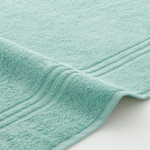 Set 2 toallas ducha + 2 toallas lavabo lagoon-aguamarina premium