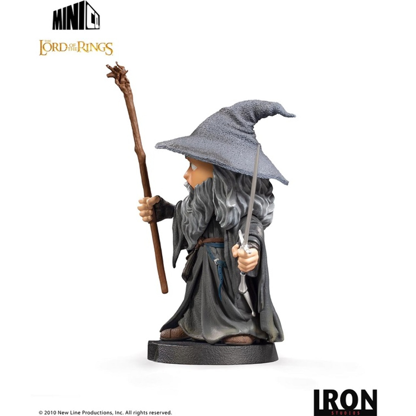 Il Signore Degli Anelli MiniCo Statua Gandalf 18 Cm Iron Studio