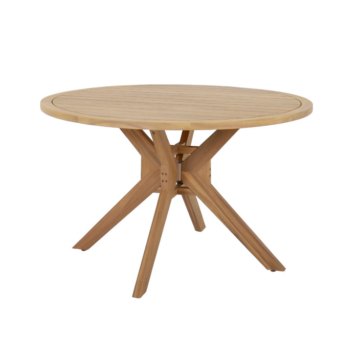 Table de jardin bois d'acacia 6 places AVENA