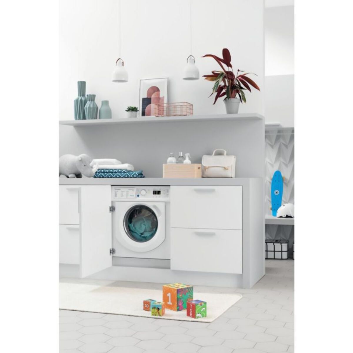 Lave linge hublot encastrable INDESIT BIWMIL9146FR