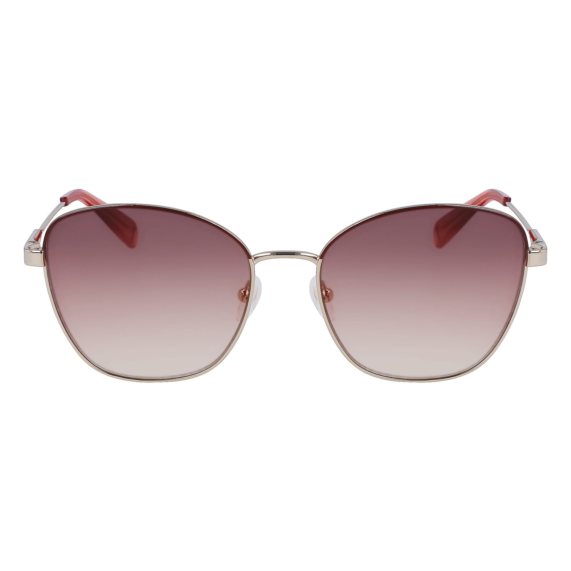 Longchamp - lunettes de soleil - argenté - Couleur des verres : rose - indice solaire : cat. 2