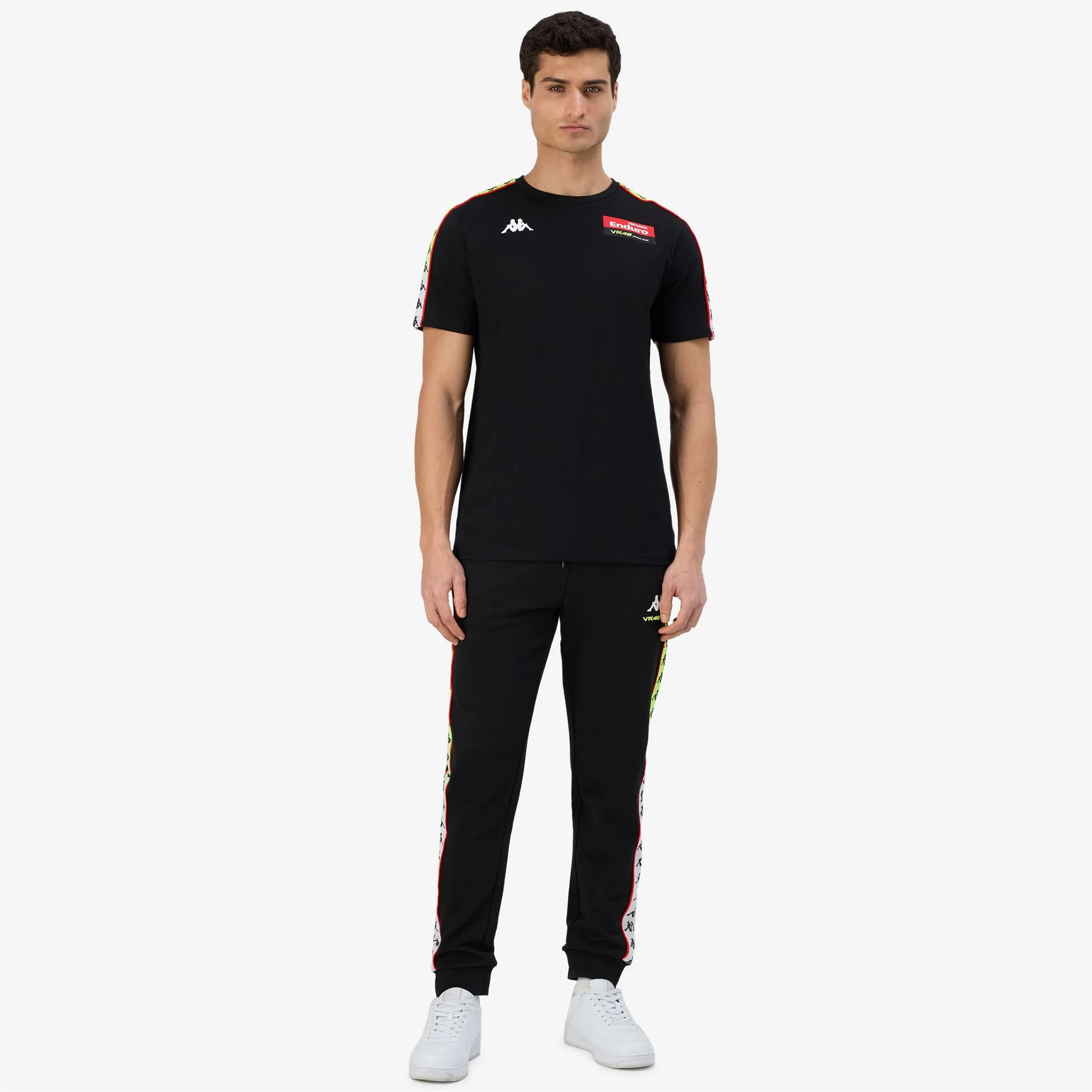 Kappa - T-Shirts & Top Uomo Nero - 222 Banda Ran Vr46 Travel