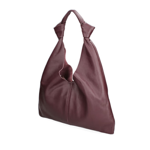 Borsa a spalla da donna In Vera pelle Made in Italy 40x42x2 cm