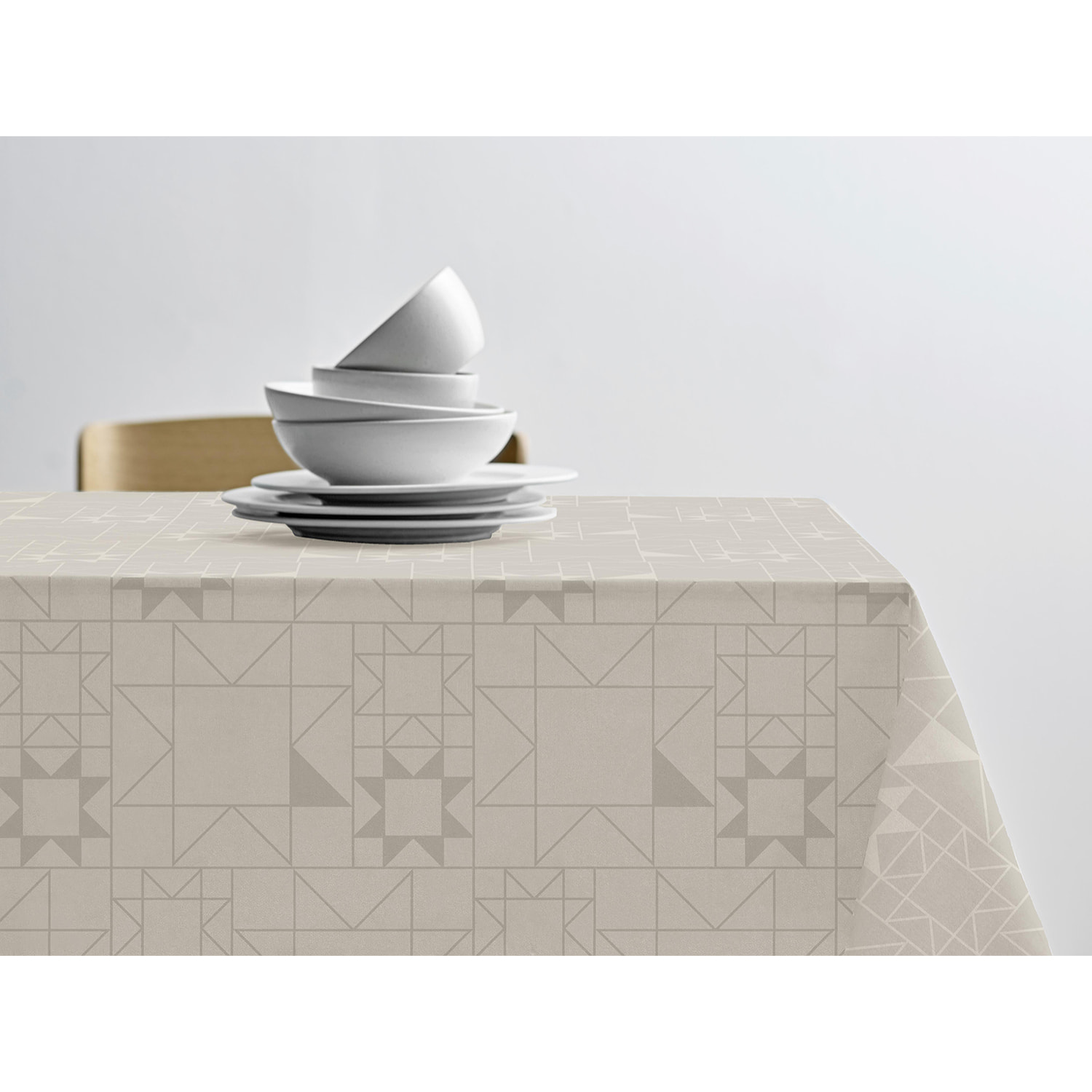 Nappe de noël Star Damas