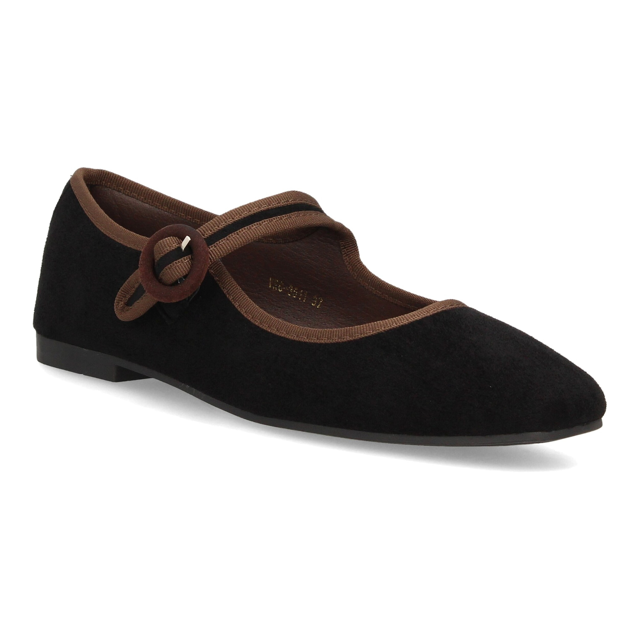 Bailarinas mujer con hebilla circular ajustable