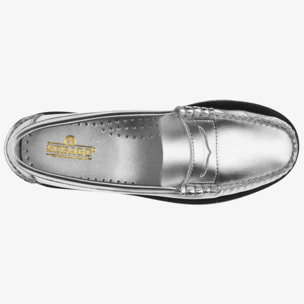 Sebago - Mocassini Donna Argento - Dan Met Woman