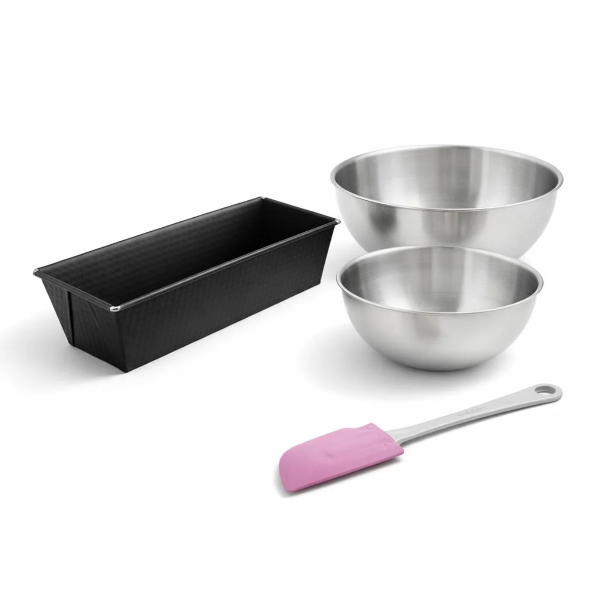 Set de 4 ustensiles de pâtisserie moule à gâteaux 2 bols et spatule pâtisserie Collection Zenker pure