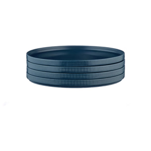 Assiette SCANDI Ø27,5cm - 4 pièces - Marine