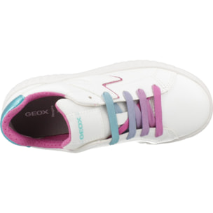 Zapatillas Niña de la marca GEOX  modelo J MIKIROSHI GIRL BLANCO