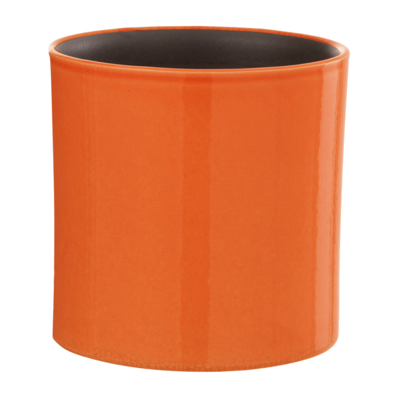 J-Line cache-pot Flexible - céramique - orange - extra small - Ø 14.5 cm