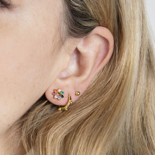 Pendientes Sywa acabado oro amarillo 18k