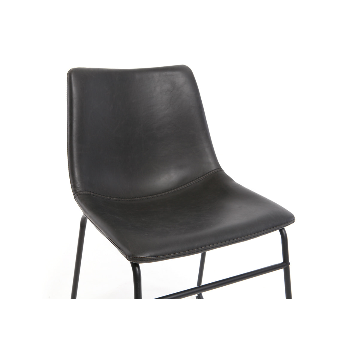 Chaises industrielles noires (lot de 2) NEW ROCK