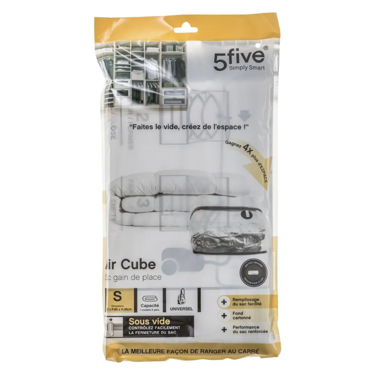 Sac compresseur 80x80x39cm Air-cube