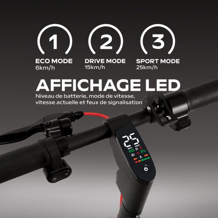 Trottinette électrique UrbanGlide Ride 100 MAX 2 – 30 km autonomie, 10" gonflables, pliable & confort urbain