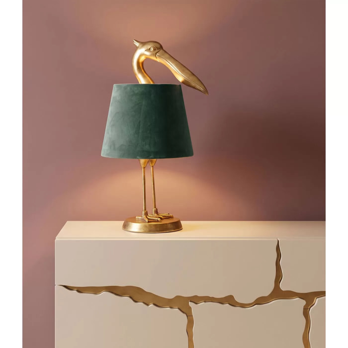 Lampe pélican doré Kare Design