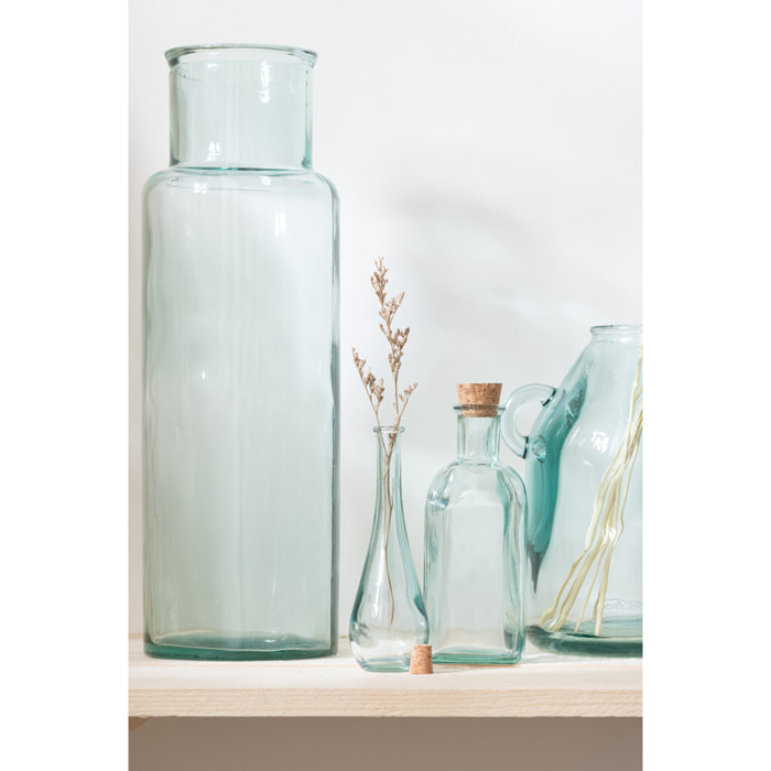 J-Line vase Cylindre - verre - transparent - small - 44.5 cm de hauteur