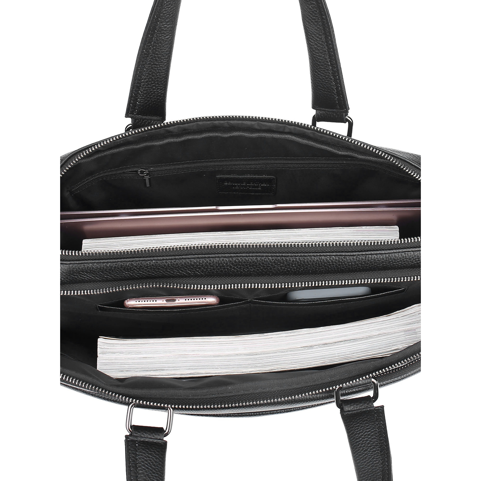 Borsa a mano da uomo - Modello Umbria Ultra - 100% pelle - 40.0 x 30.0 x 12.0 cm