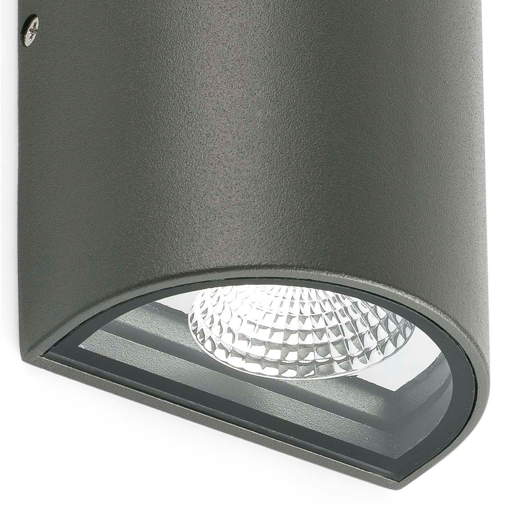 LACE LED Lampe applique gris foncé