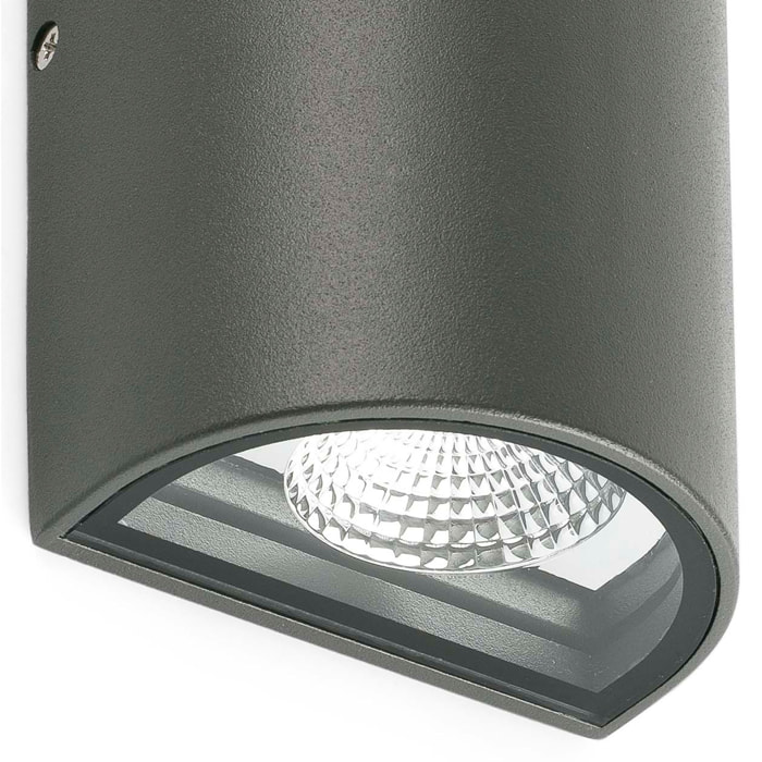 LACE LED Lampe applique gris foncé
