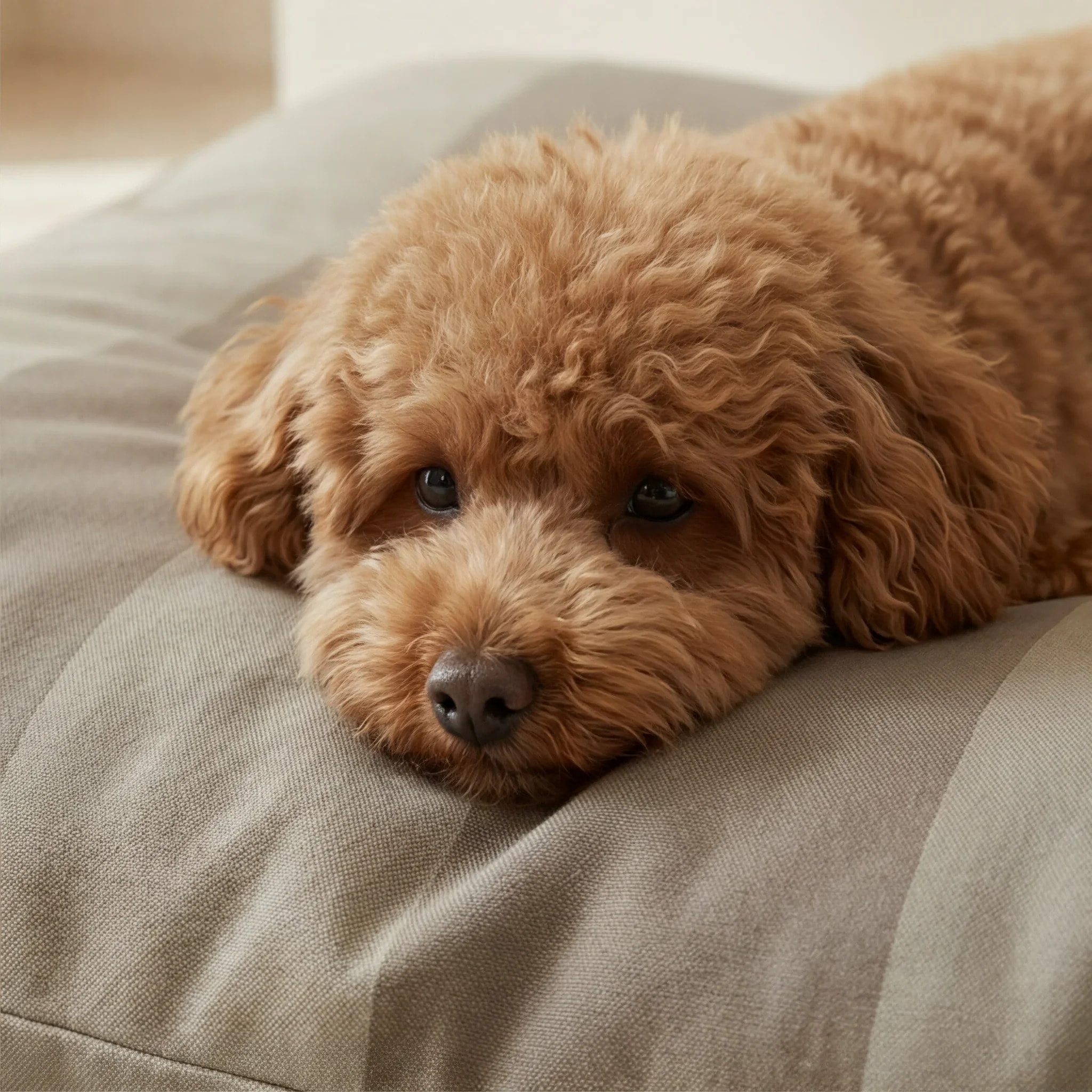 Lit pour animaux déhoussable et antitaches Romani Marron