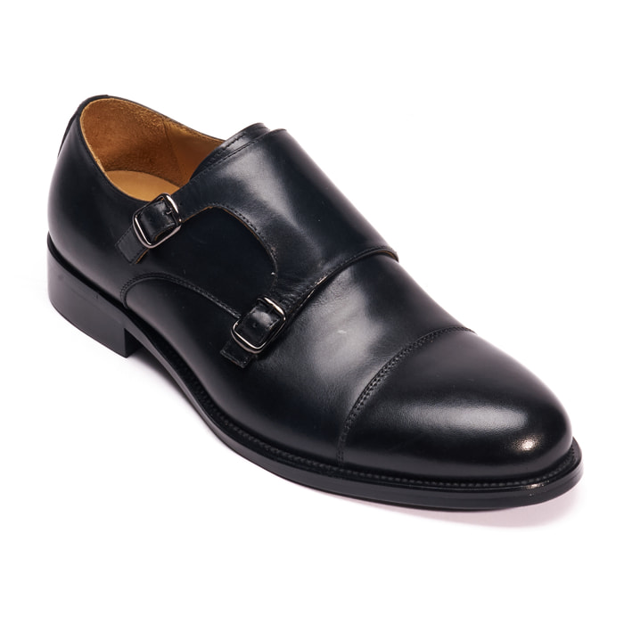 Monk strap British Passport Nero