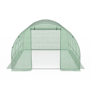 Serre tunnel verte 3x4m