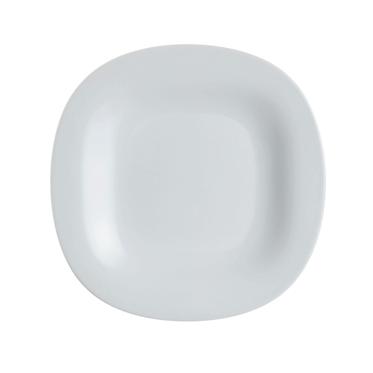 6 platos grises cuadrados 21 x 19,6 cm Carine - Luminarc