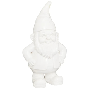 Statue nain de jardin déco extérieur Anao H.42cm résine assorti