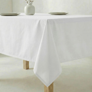 Nappe antitache au toucher tissu imperméable Blanc