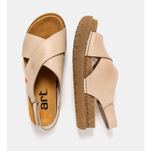 Sandalias 1710S ROMA CREAM / RHODES color Cream