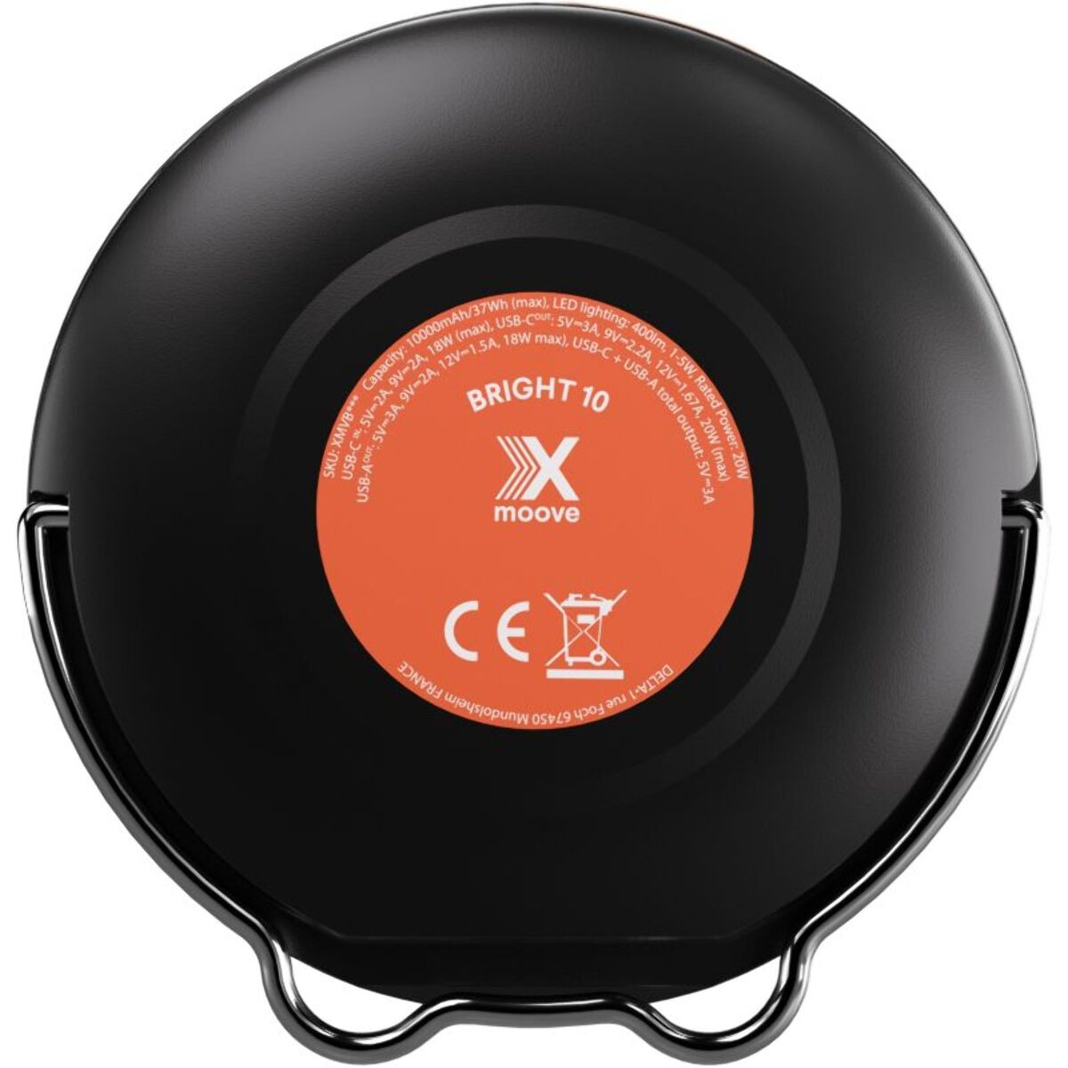 Batterie externe XMOOVE 10 000 mAh lumière LED