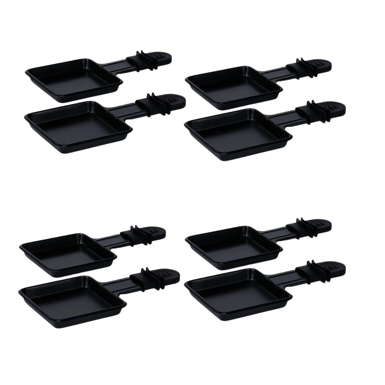 Ensemble de 8 poêlons à raclette Rotel Swiss Tradition
