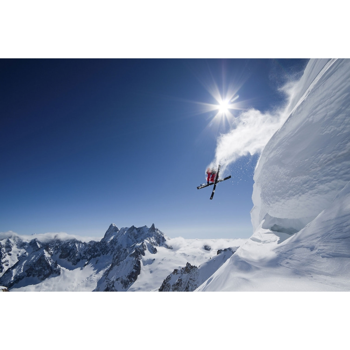 Tableau mute grab ski Tableau alu Dibond