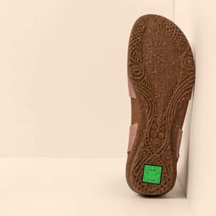 Sandalias N412 NOBUCK LAVADO MALVA / WAKATAUA color Malva