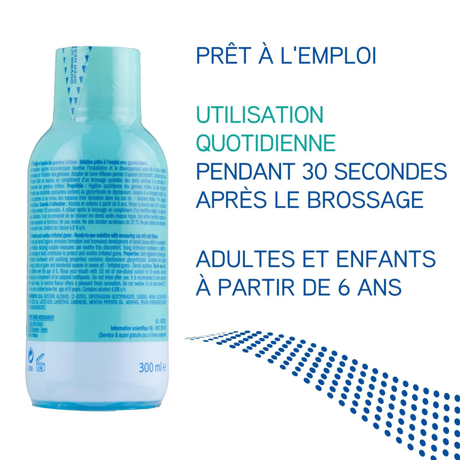 Arthrodont - Bain de Bouche Gencives Sensibles