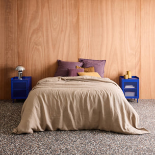 Table de chevet industrielle métal 1 porte (lot de 2) OHIO